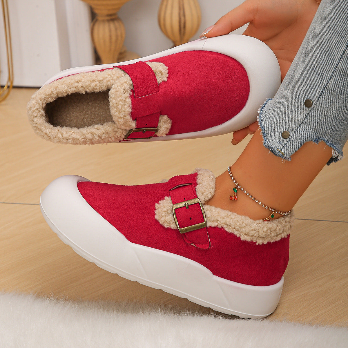 Winter Non-slip - Thermal Cotton Shoes
