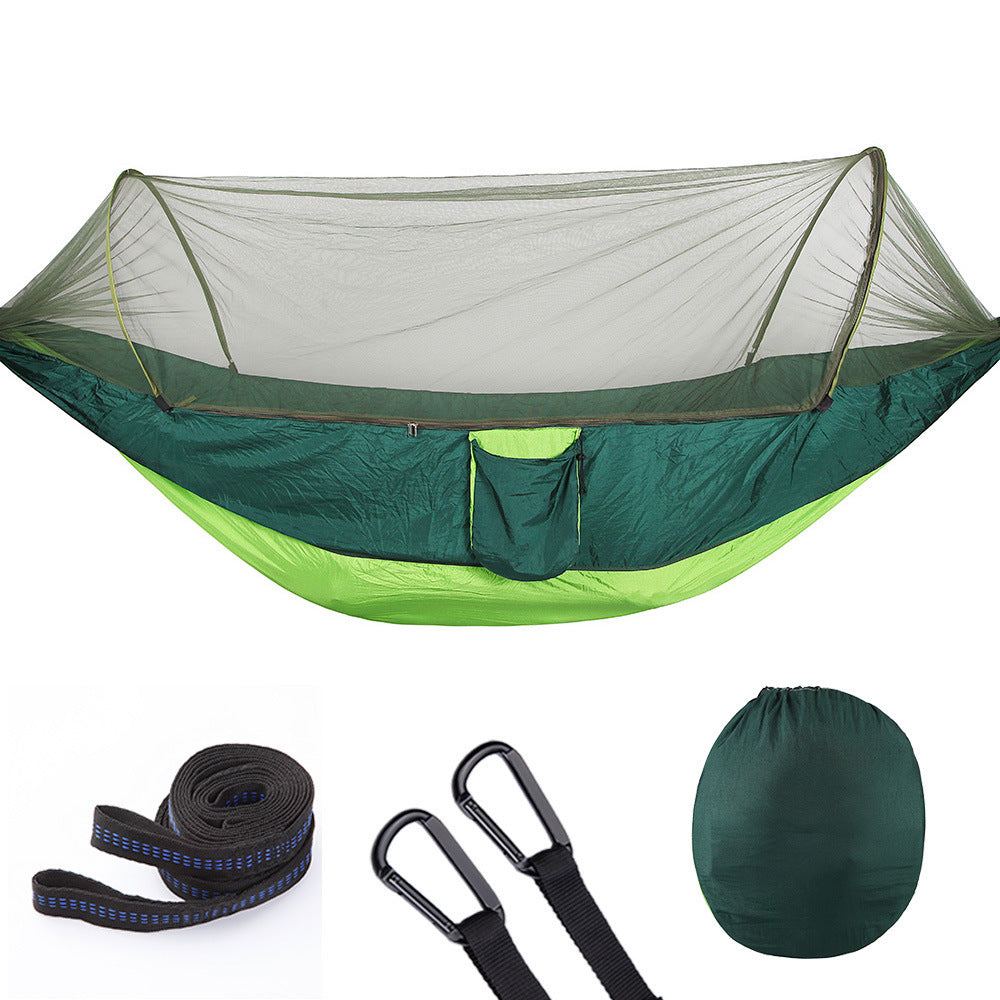 Fully Automatic Quick Opening Hammock /With Mosquito Net