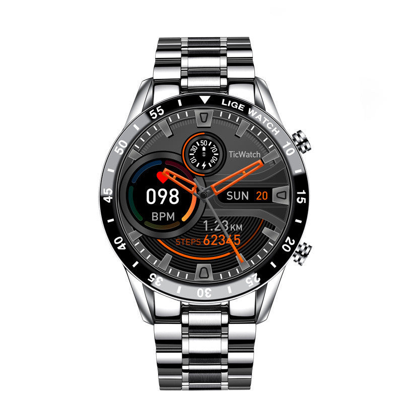 Multifunctional Smart Watch / Bluetooth Call  /Pedometer Blood Pressure And Heart Rate Detection- Waterproof Watch