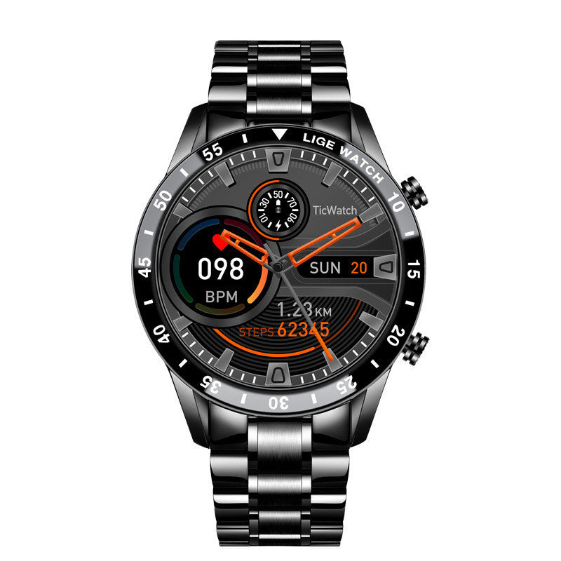 Multifunctional Smart Watch / Bluetooth Call  /Pedometer Blood Pressure And Heart Rate Detection- Waterproof Watch