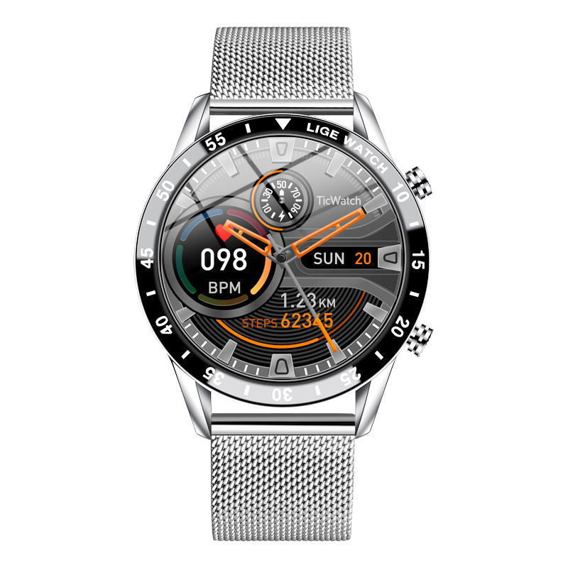 Multifunctional Smart Watch / Bluetooth Call  /Pedometer Blood Pressure And Heart Rate Detection- Waterproof Watch