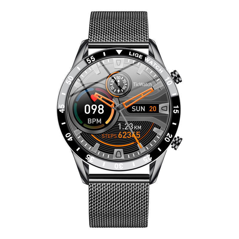Multifunctional Smart Watch / Bluetooth Call  /Pedometer Blood Pressure And Heart Rate Detection- Waterproof Watch