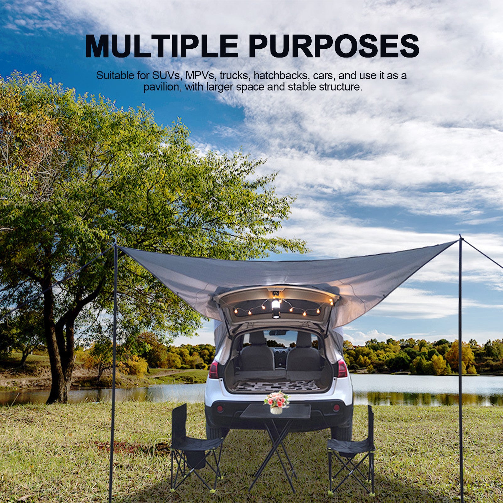 Car Tail Car /Side Trunk Canopy /Camping Tent