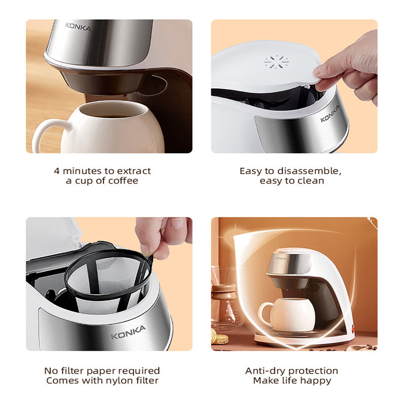 New Coffee Machine/ Fully Automatic /Home -Office - Small Portable Coffee Maker