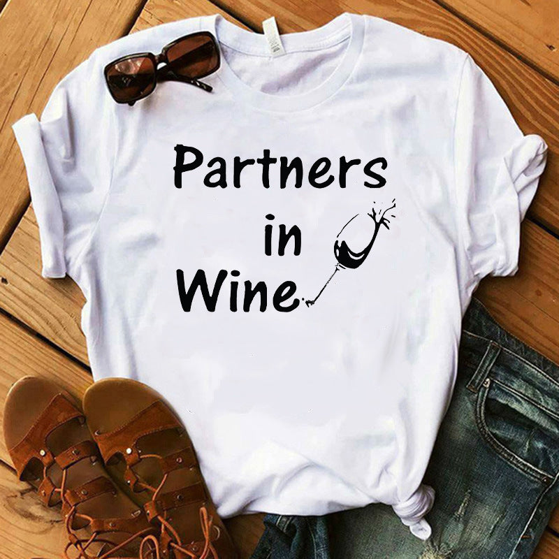 Printed T-shirts, Friends, Sisters, -Short Sleeves
