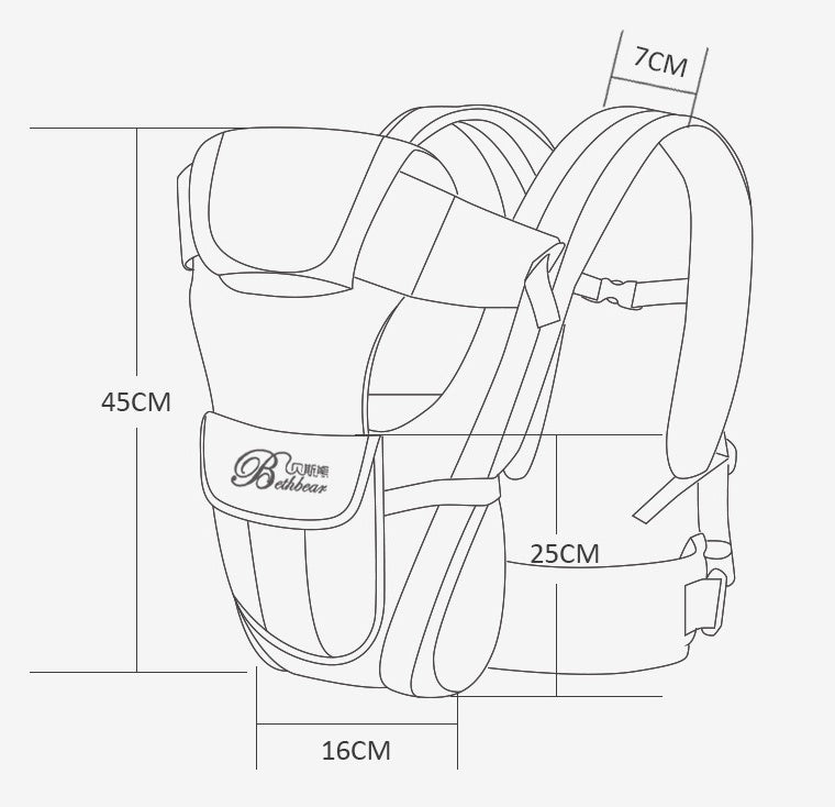 Double Shoulder Baby Carriers \ Mother and Child Travel Supplies