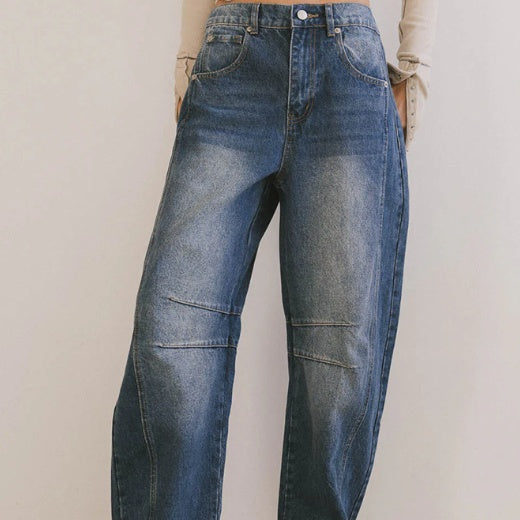 Stylish Jeans , New Loose , Wide-leg Long jeans