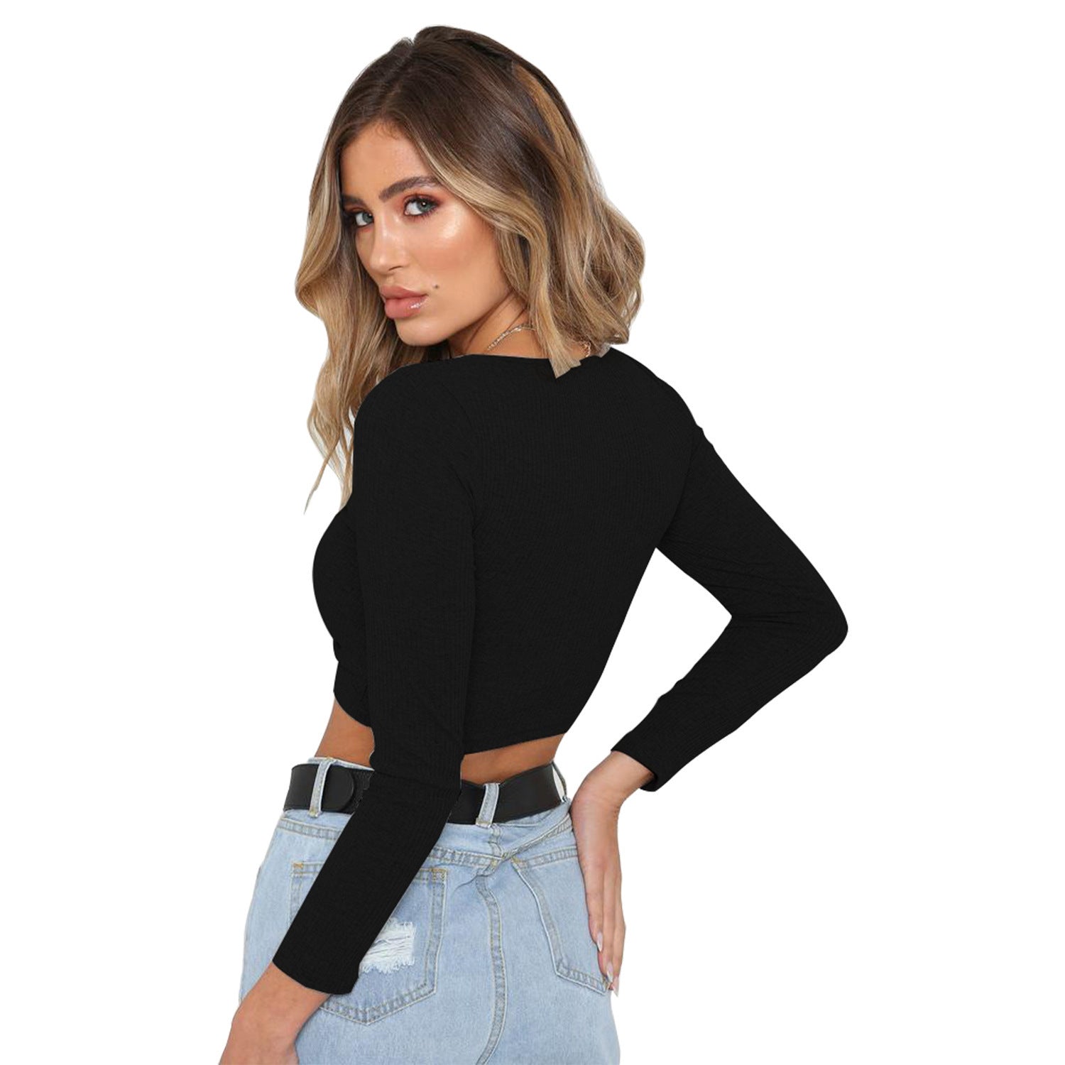 Draw-string top-Fashion