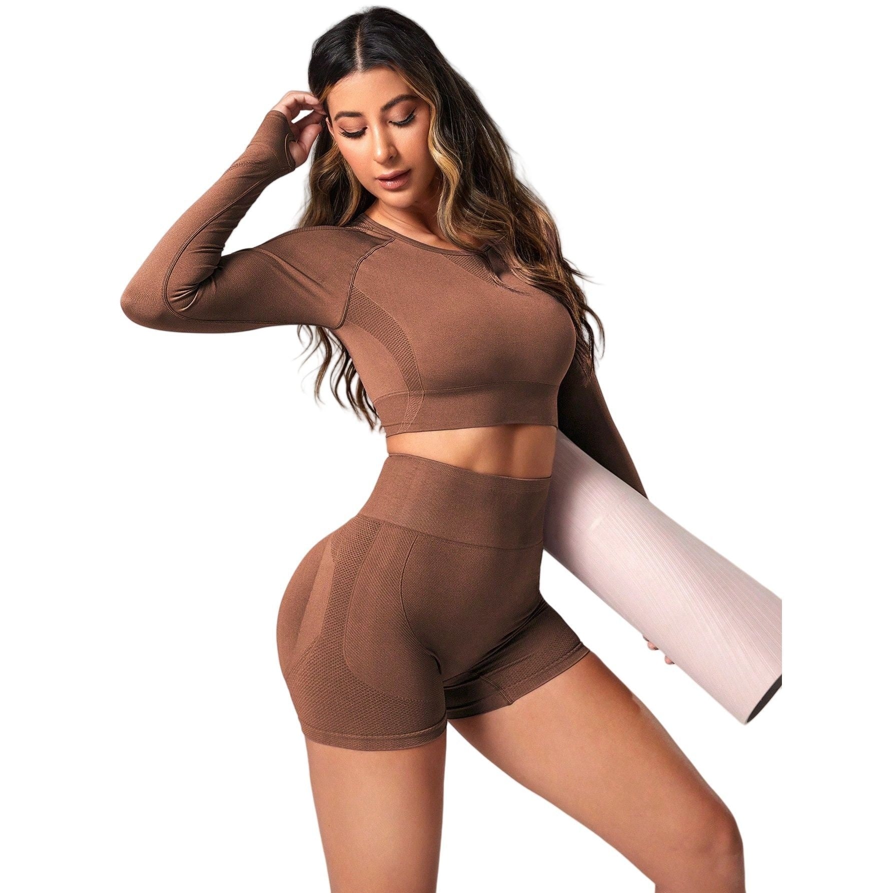 Sport set -Outer Wear High Waist Hip Lift Quick-drying