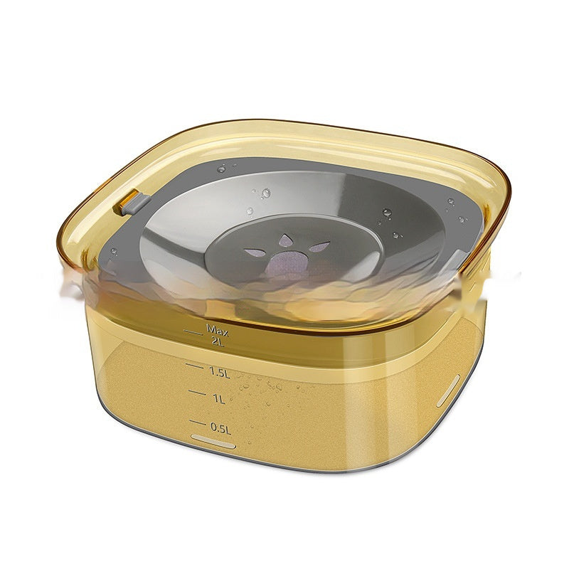 Dog Water Bowl Large Capacity /Spill Proof Dog Bowl