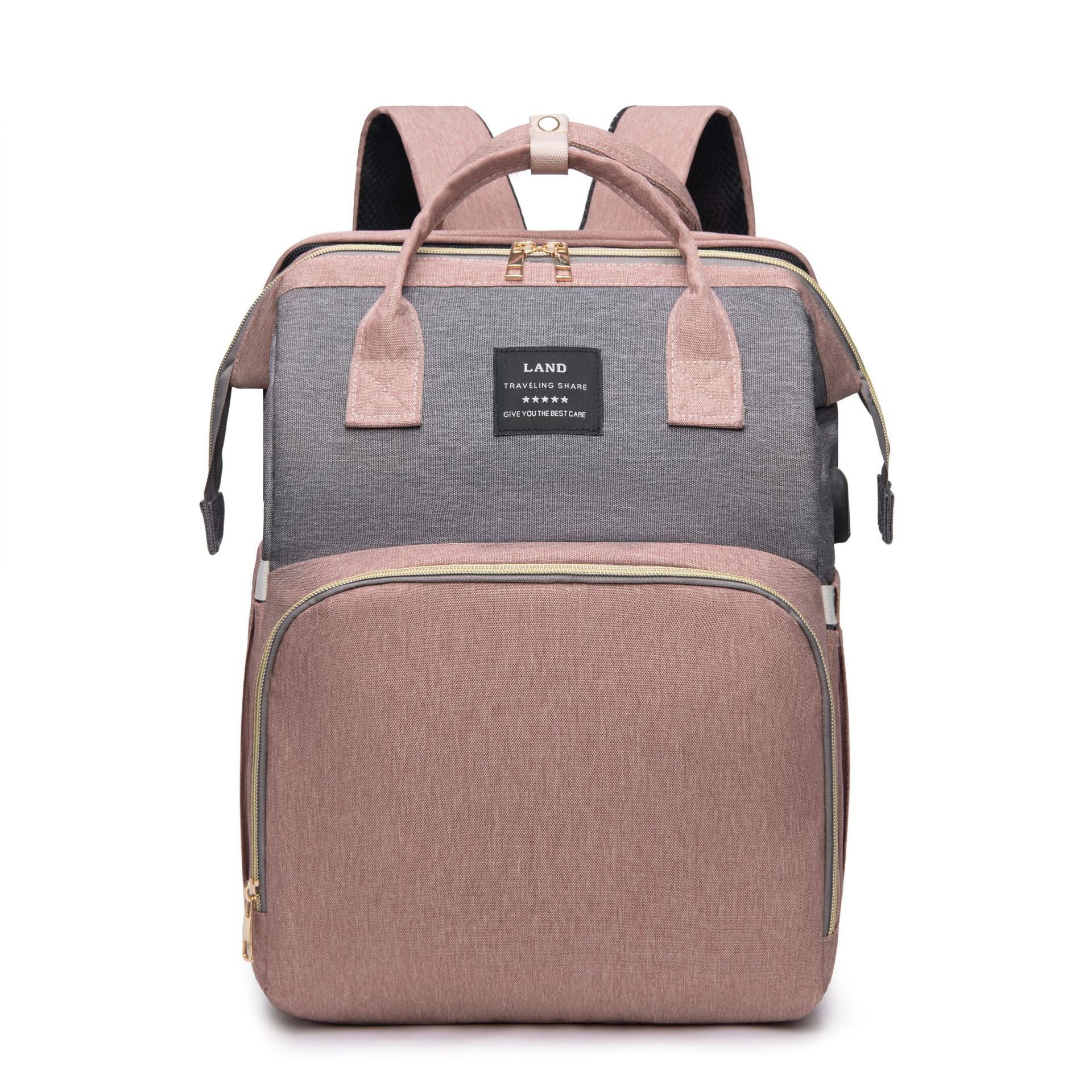 New Mummy Baby Crib Backpack \Large Capacity Out Milk Insulated Bag Women