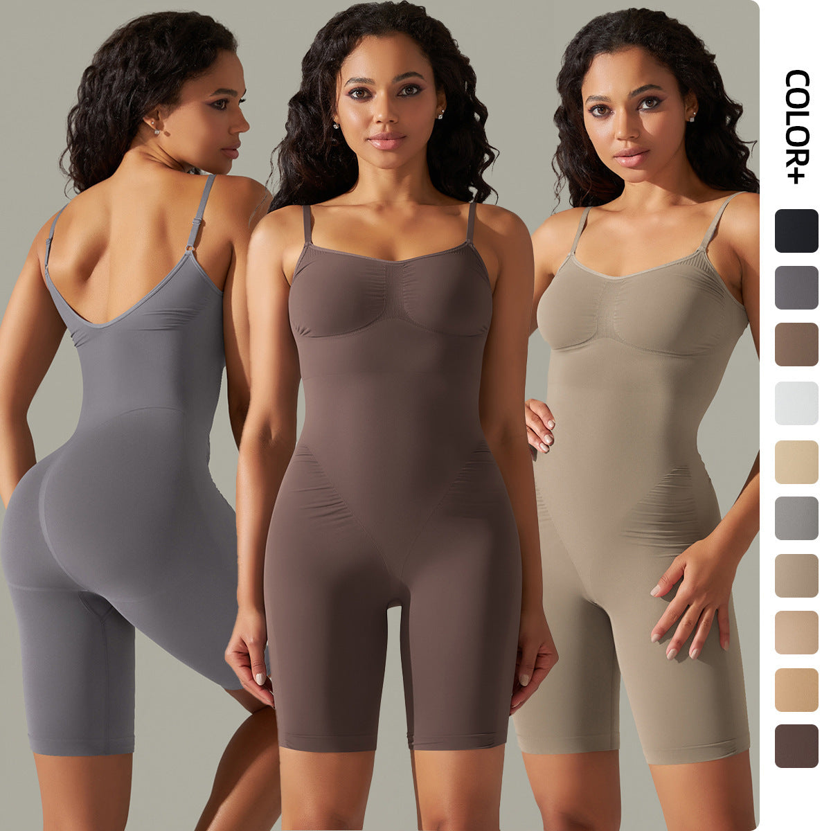 High Elastic Jumpsuit Shorts /Sports Running Fitness
