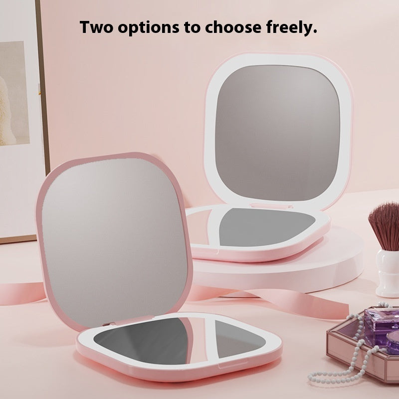 Portable Folding Led Make-up Mirror With Light