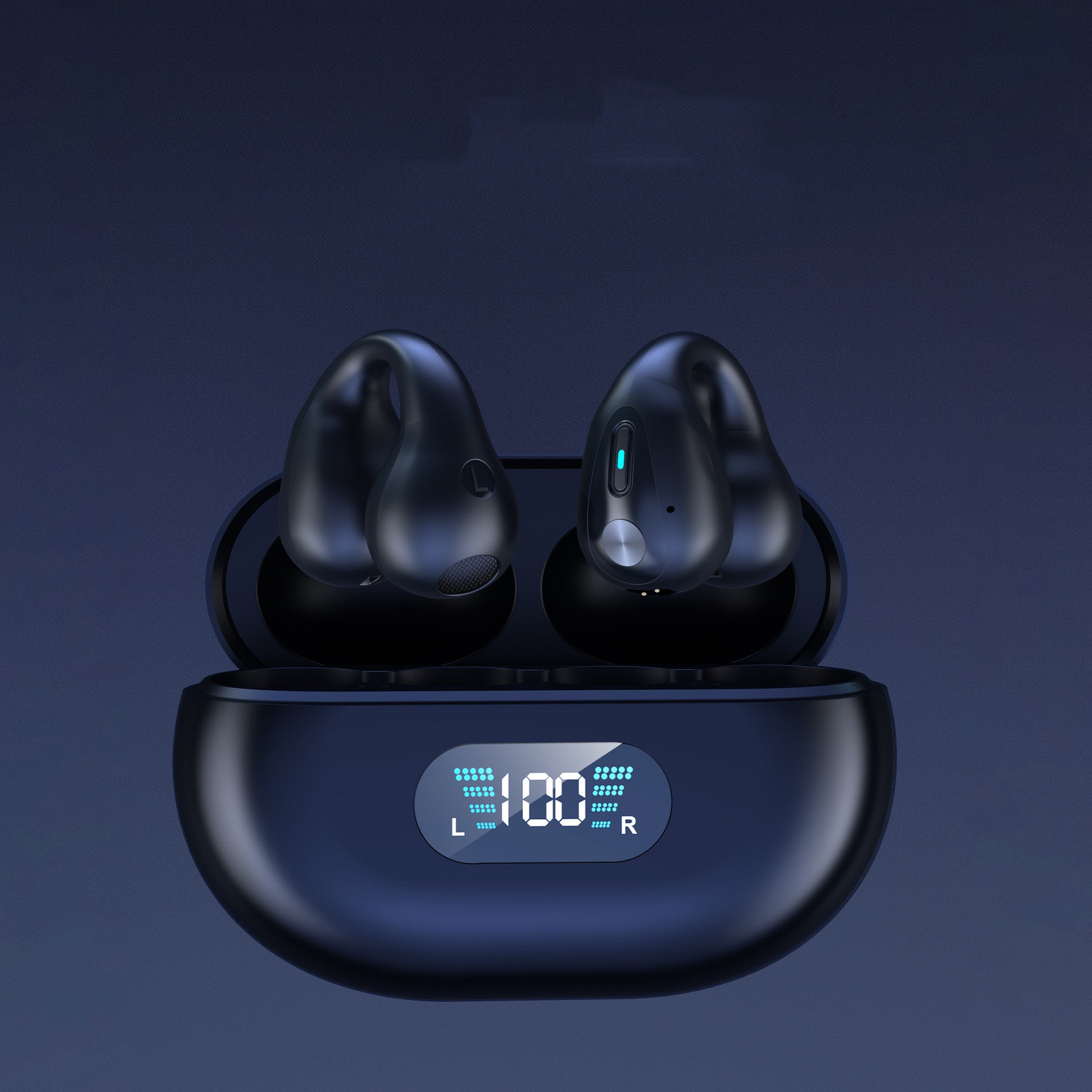 Earbuds Ear Clip Bluetooth /Touch Wireless Earphone I/n-Ear Bass -Sports Headset