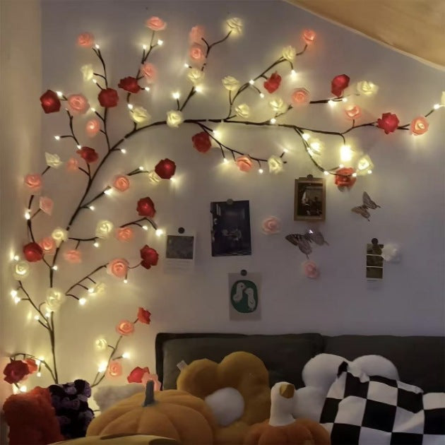 LED Rattan Lamp/ Indoor Wall Decoration Simulation Branch Light