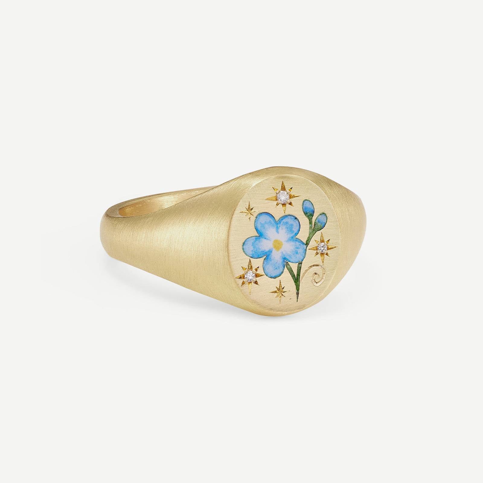 Stainless Steel Light Luxury Painted Ring