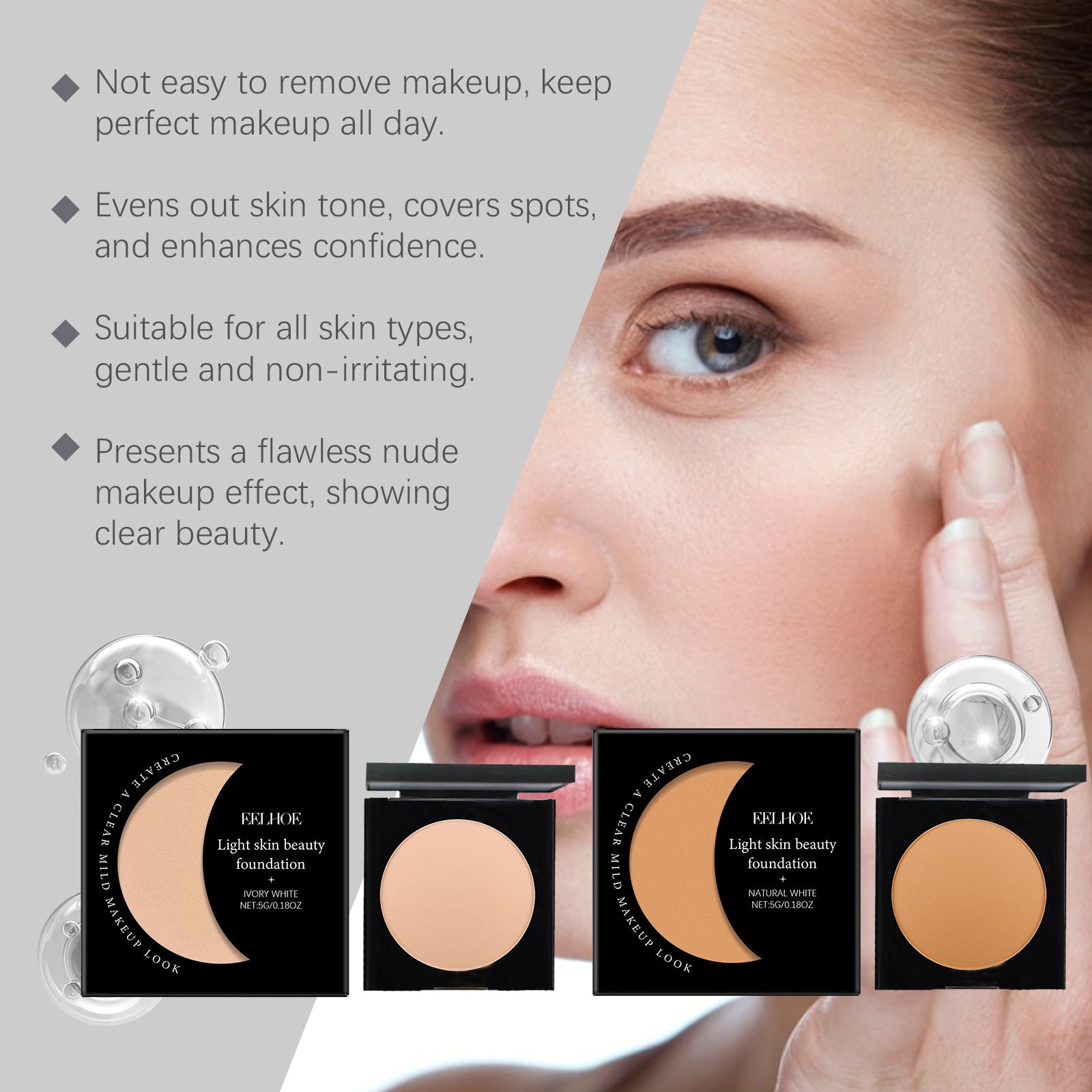 Moisturizing Concealer /Foundation Cream /Light And Moisturizing
