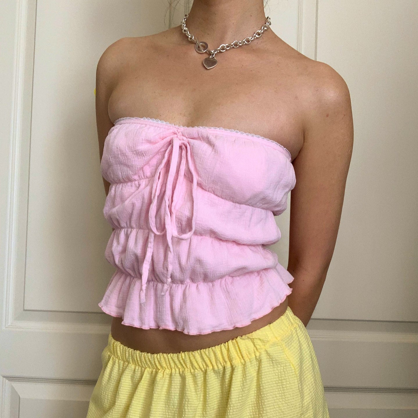 Street Fashion -Tube Top