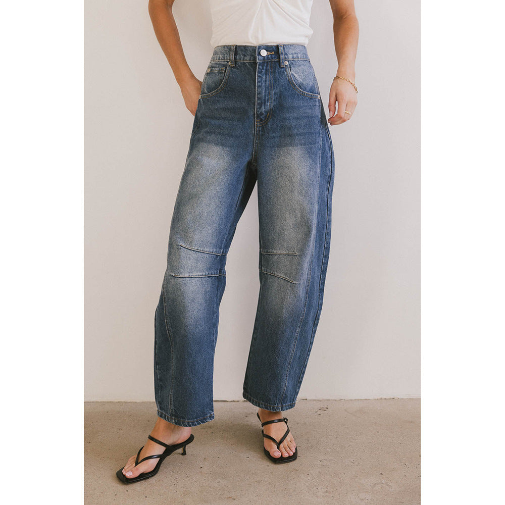 Stylish Jeans , New Loose , Wide-leg Long jeans