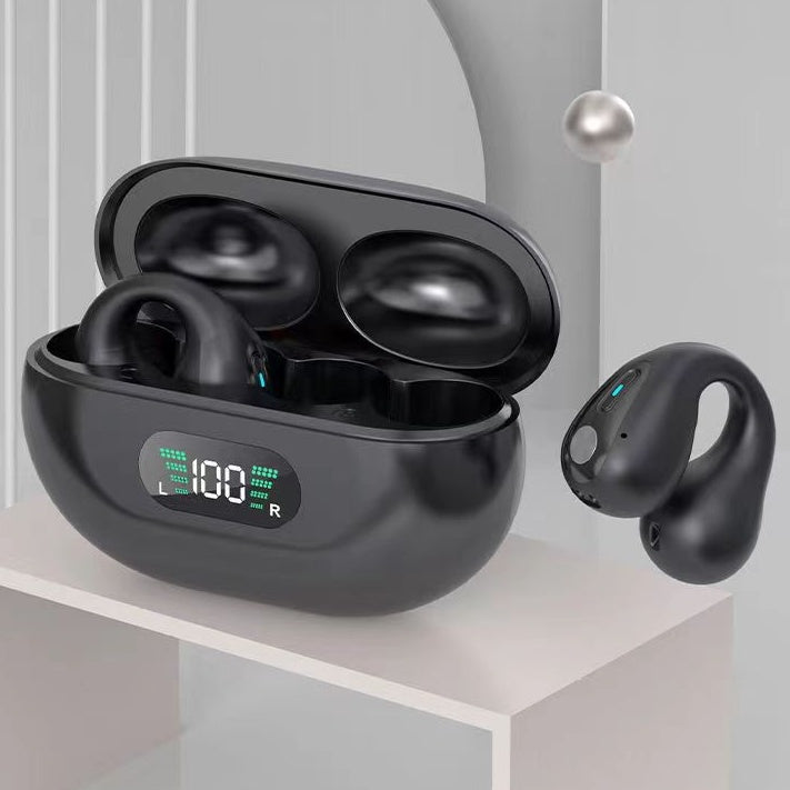 Earbuds Ear Clip Bluetooth /Touch Wireless Earphone I/n-Ear Bass -Sports Headset
