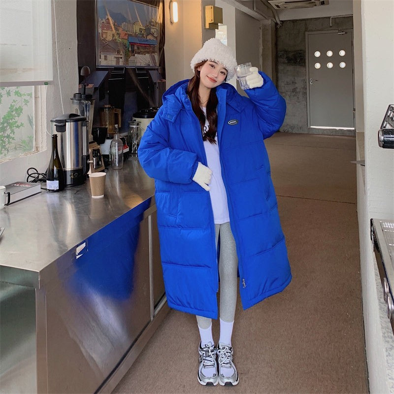 Cotton Jacket ,Mid-length Knee-length -Winter Thickening