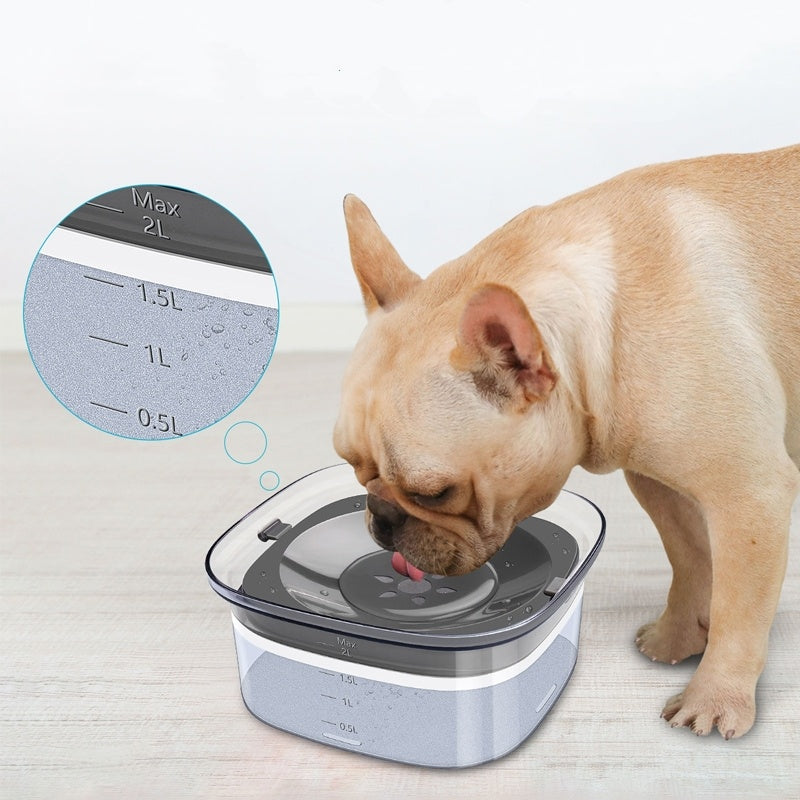 Dog Water Bowl Large Capacity /Spill Proof Dog Bowl