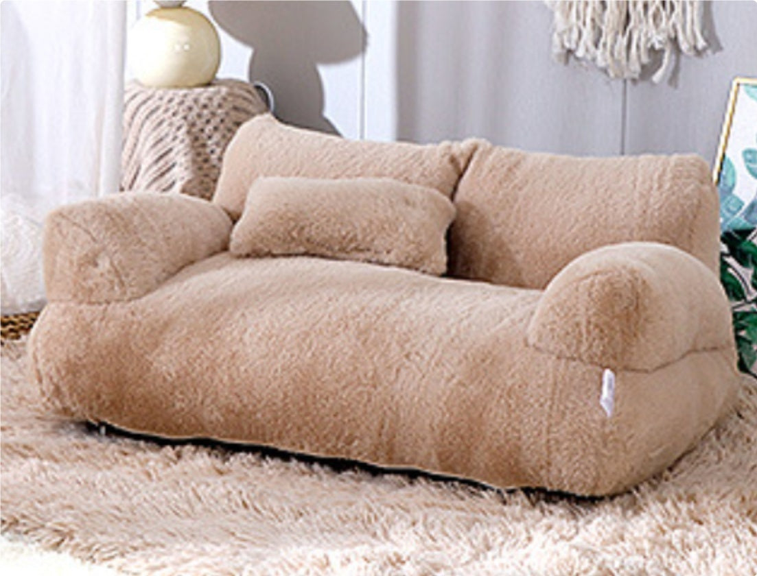 Luxury Cat Bed -Sofa Winter Warm Cat Nest, For Small Medium Dogs -Cats ,Comfortable Plush Puppy Bed