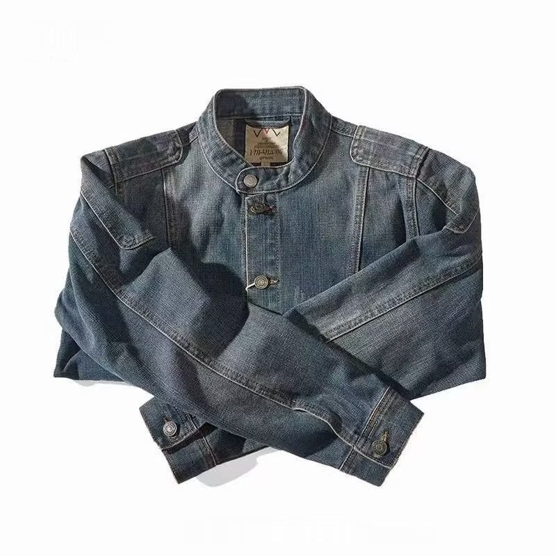 Top Denim Coat Men's Spring And Autumn Jacket Loose