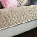 Thicken Plush Quilted Sofa Towel - Anti-slip Couch Covers For Sofa /Warm & Soft
