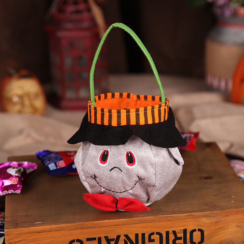 Cute Halloween Candy Bag \Halloween Pumpkin Pattern -Basket Kids Gifts