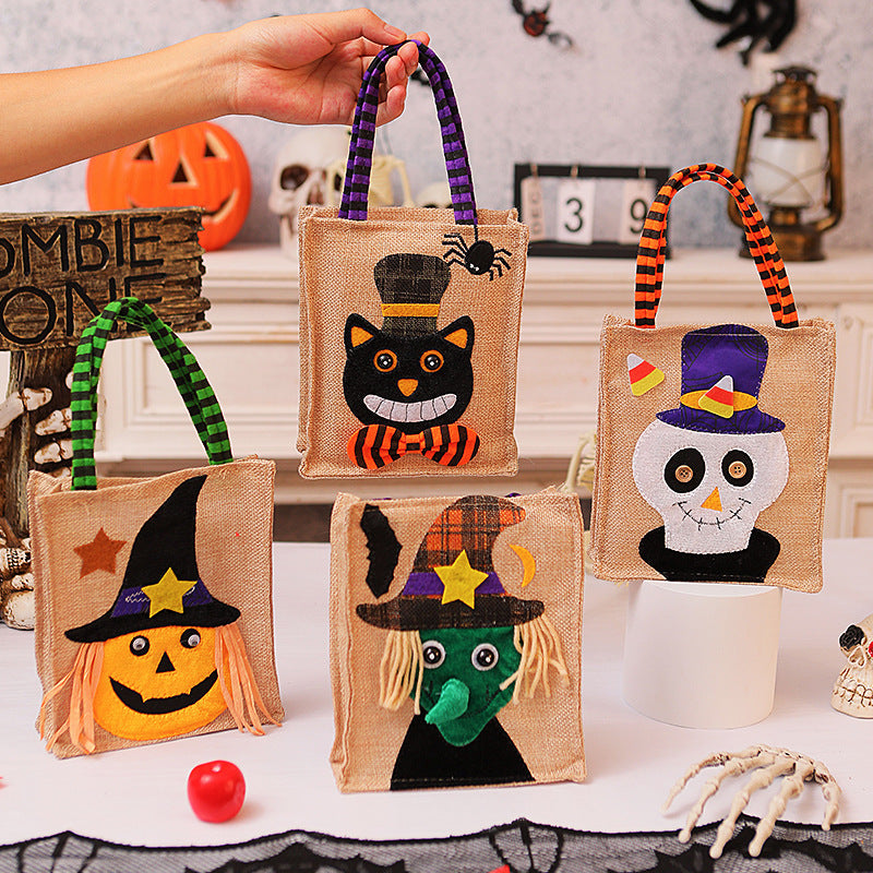 Halloween Candy Tote Bag For Kids - Props Shopping Bags