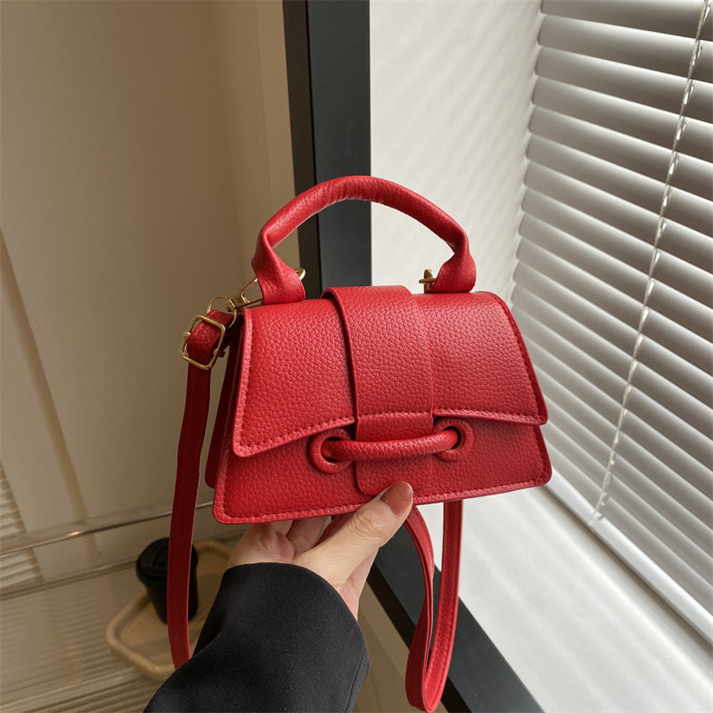 Style Solid Color Shoulder Bag