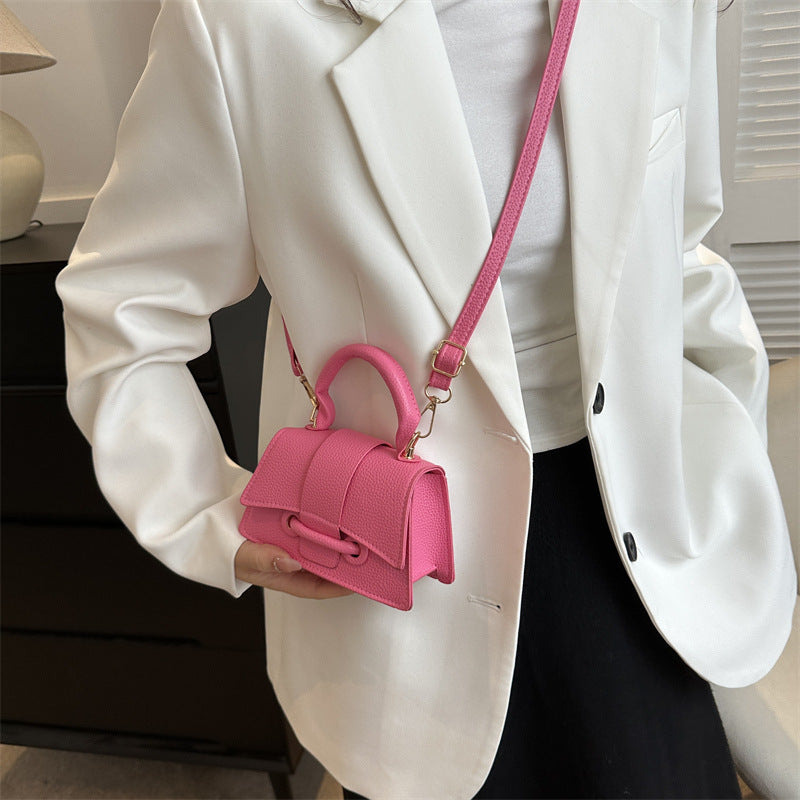 Style Solid Color Shoulder Bag