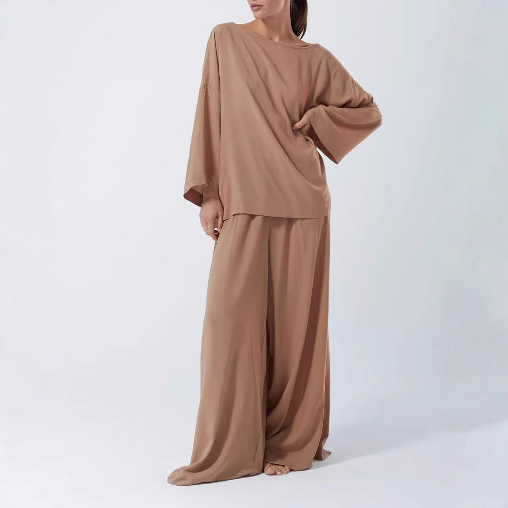 Lazy Casual Loose Top Women's Suit