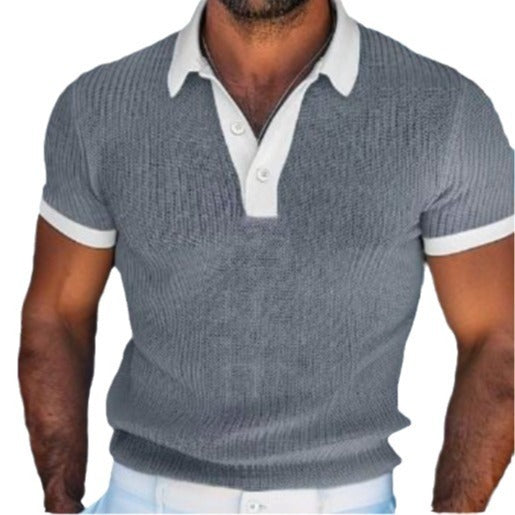Short Sleeve Men's Polo Shirt Fashion T-shirt