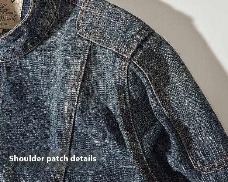 Top Denim Coat Men's Spring And Autumn Jacket Loose