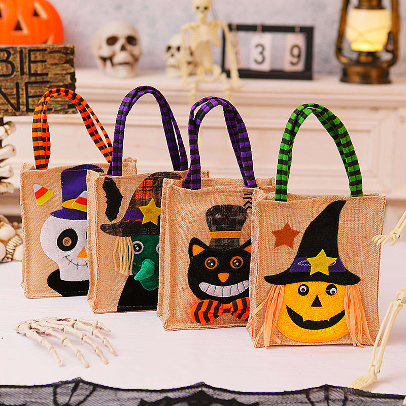 Halloween Candy Tote Bag For Kids - Props Shopping Bags