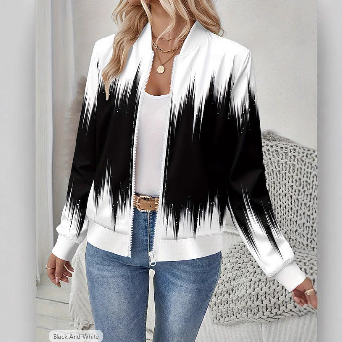 Printed Cardigan Women's Casual