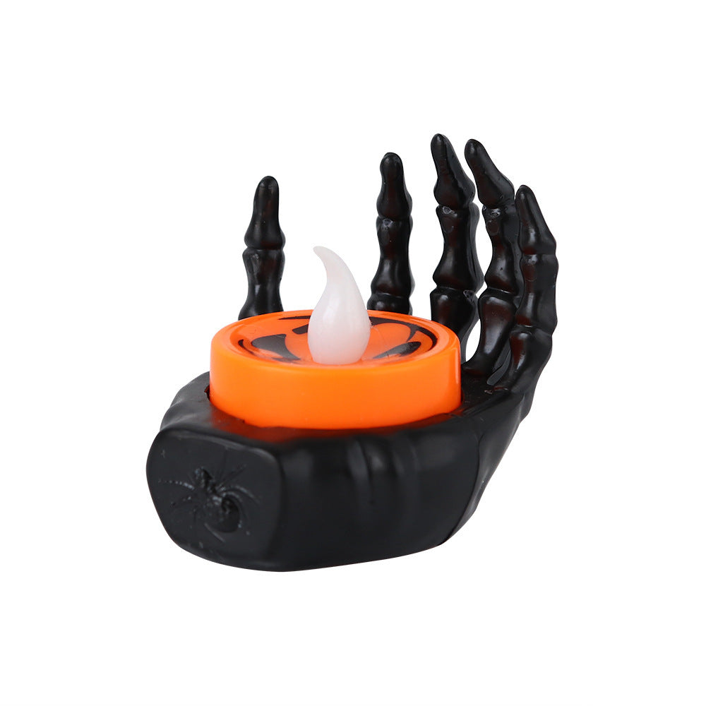 Halloween Small Night Lamp LED -Electronic Luminous Decorative \Palm Candle Light