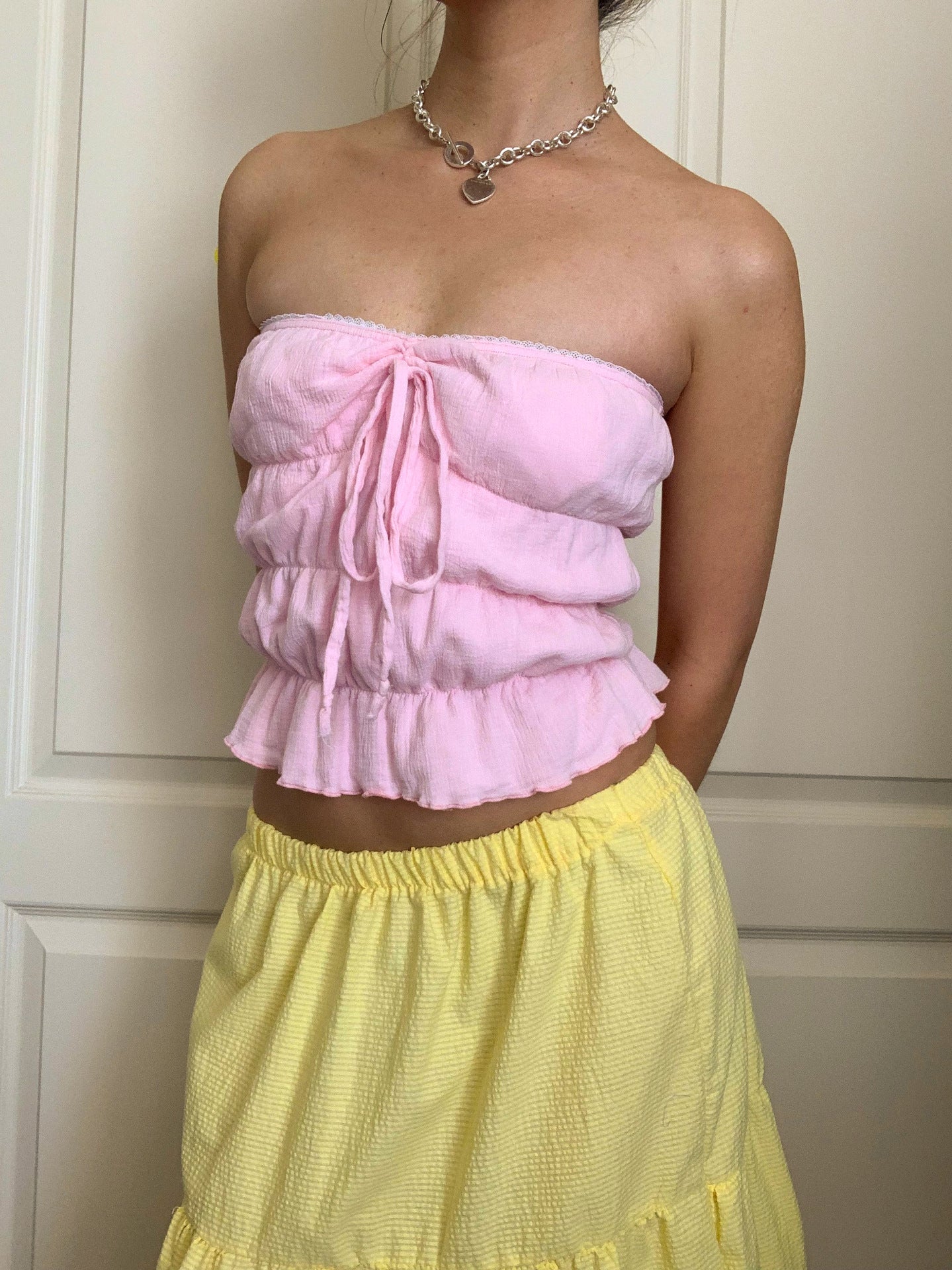 Street Fashion -Tube Top