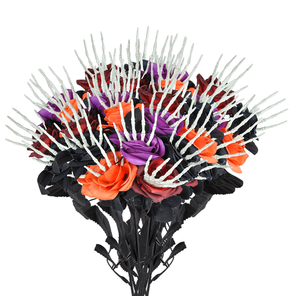 Halloween Skull Hand /Rose- Horror Decoration Ornaments