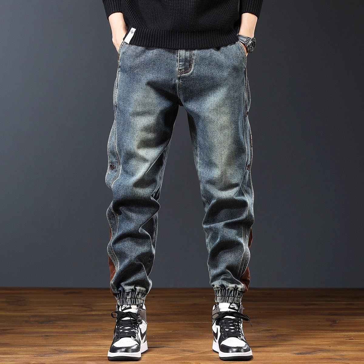 Loose All-matching Casual Trendy Ankle Banded Pants