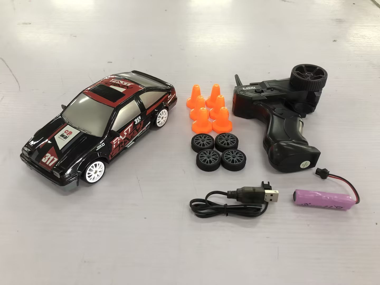 2.4G Drift Rc Car \ Drift Car Toy Remote Control\ GTR Model AE86 Vehicle Car RC Racing -Car Toy For Children