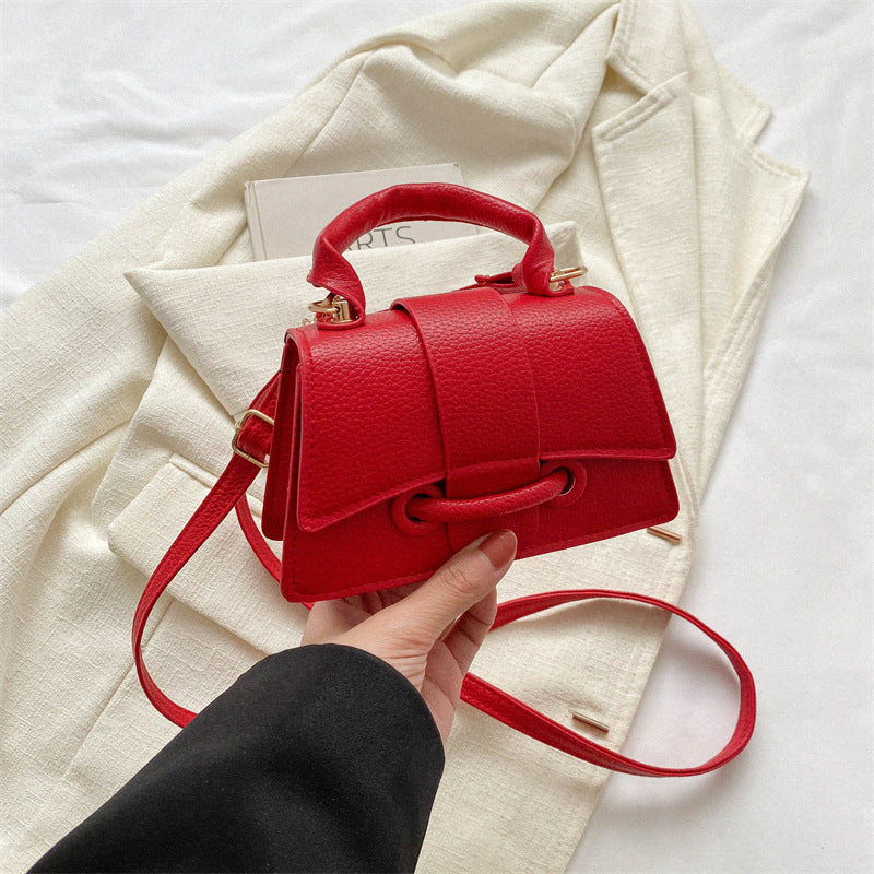 Style Solid Color Shoulder Bag