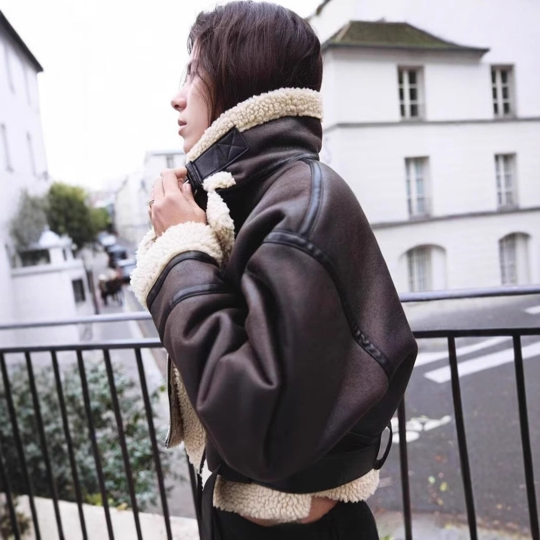 Warm Double-sided Casual Short Jacket Coat