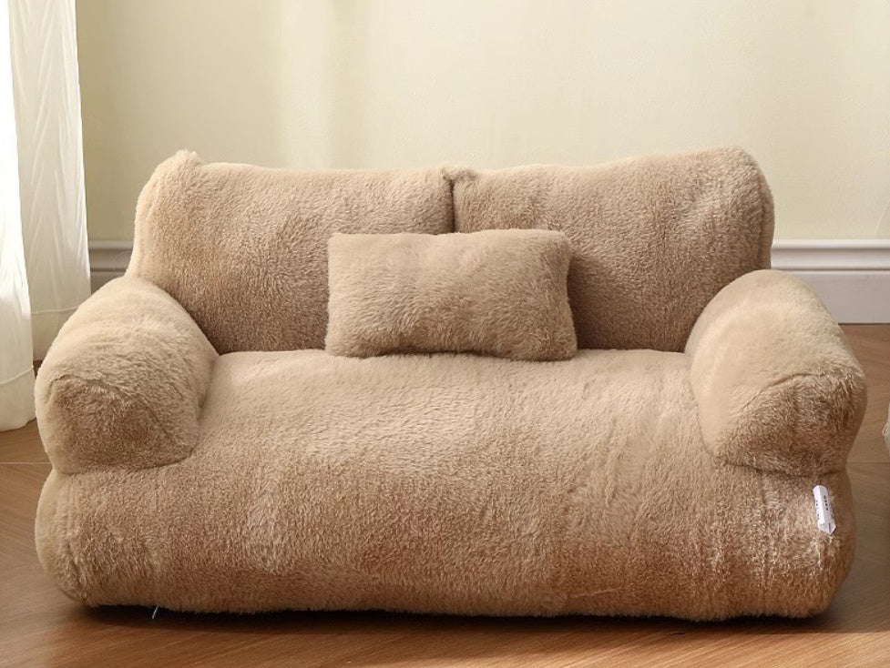 Luxury Cat Bed -Sofa Winter Warm Cat Nest, For Small Medium Dogs -Cats ,Comfortable Plush Puppy Bed