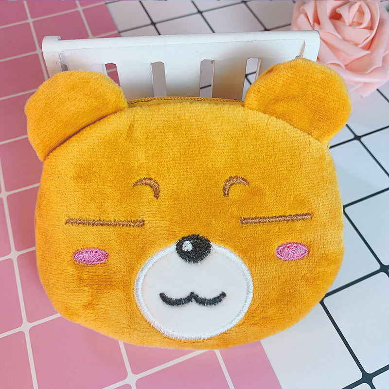 Cartoon Cute Portable Mini Plush- Earphone /Key /Coin Purse