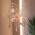 Colorful Snowflake /Crystal Sun Catcher /Ice Pillar Pendant