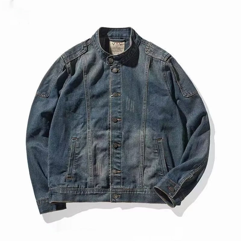 Top Denim Coat Men's Spring And Autumn Jacket Loose