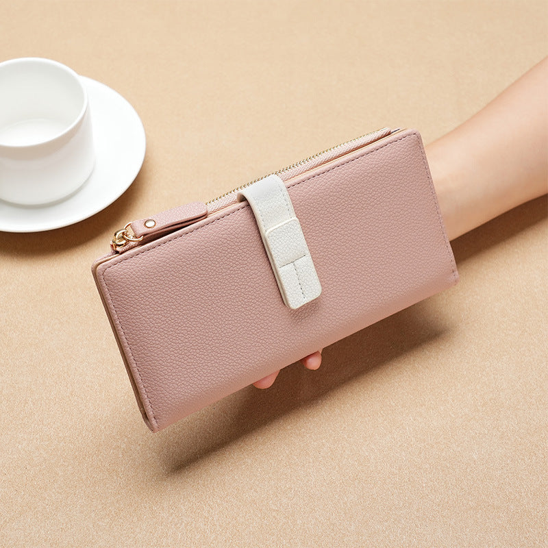 Long Multiple Card Slots Zipper -Women's Wallet